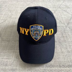NYPD New York Police Department NY City Men’s Navy Blue Adjustable Velcro Hat